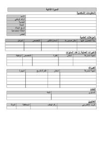 Arabic CV 008
